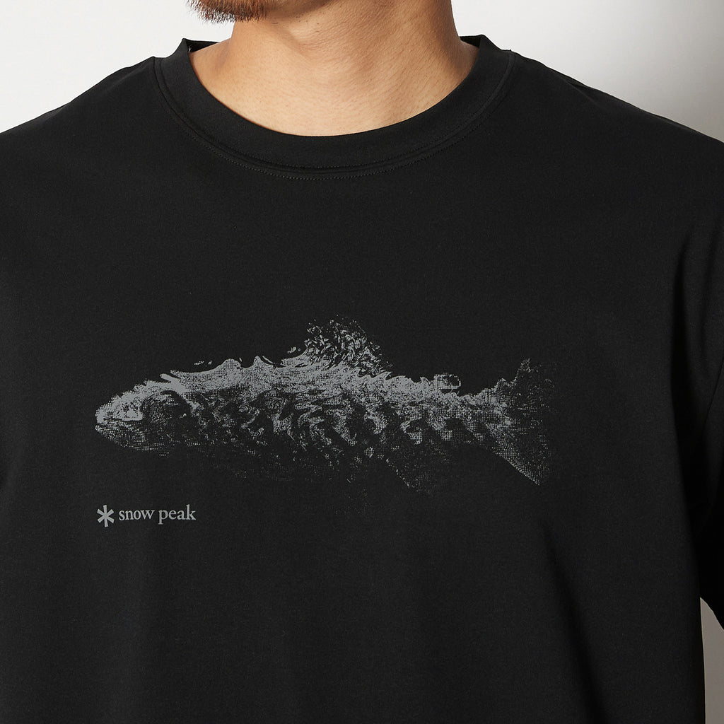 Toned Trout Sign Of Fish T-Shirt   - Snow Peak UK