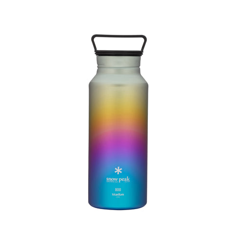 Titanium Aurora Bottle 800 Rainbow TW-800-RA - Snow Peak UK