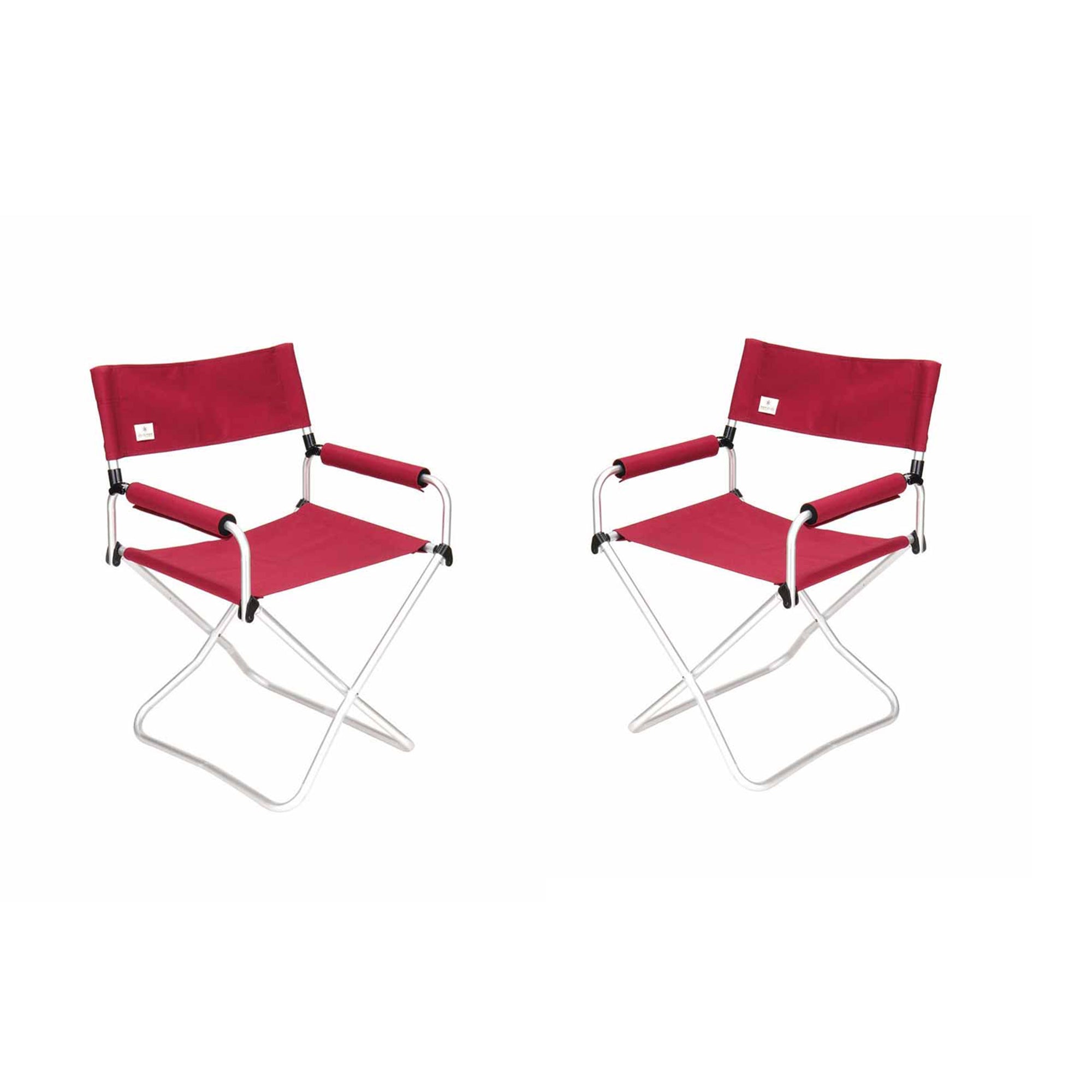 Red Folding Chair Set