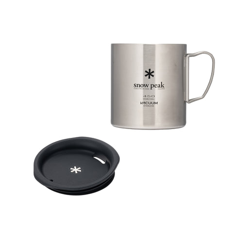 Stainless Vacuum-Insulated Mug Set in 450ml   - Snow Peak UK