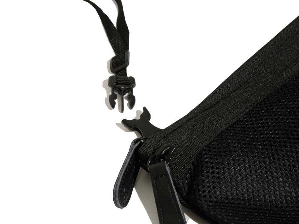 Active Mesh Sachoche Cross-Body Bag (Black)   - Snow Peak UK
