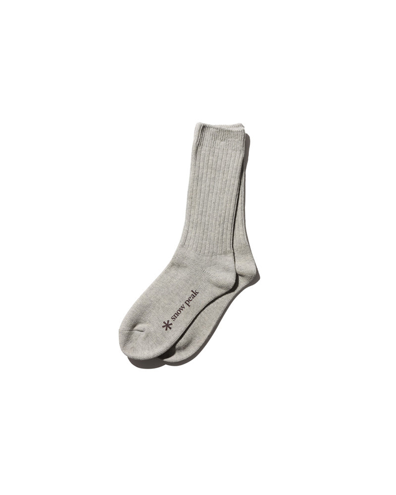 Recycled Cotton Socks M.Grey AC-22SU00400MG - Snow Peak UK