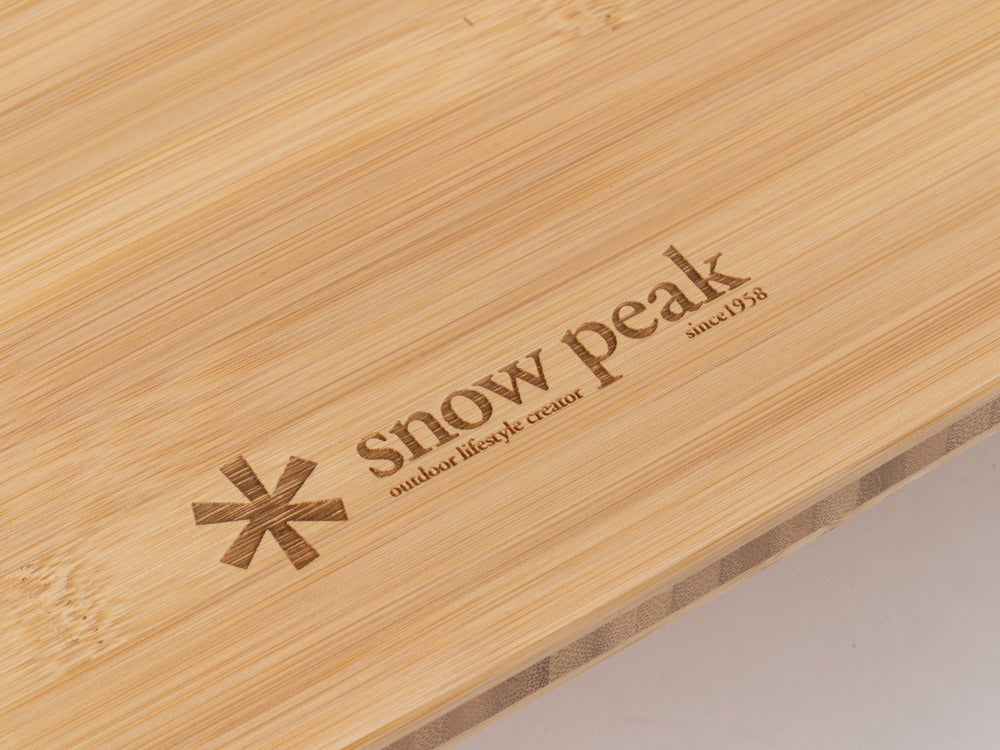 IGT Multifunction Open Bamboo Table Top Left   - Snow Peak UK