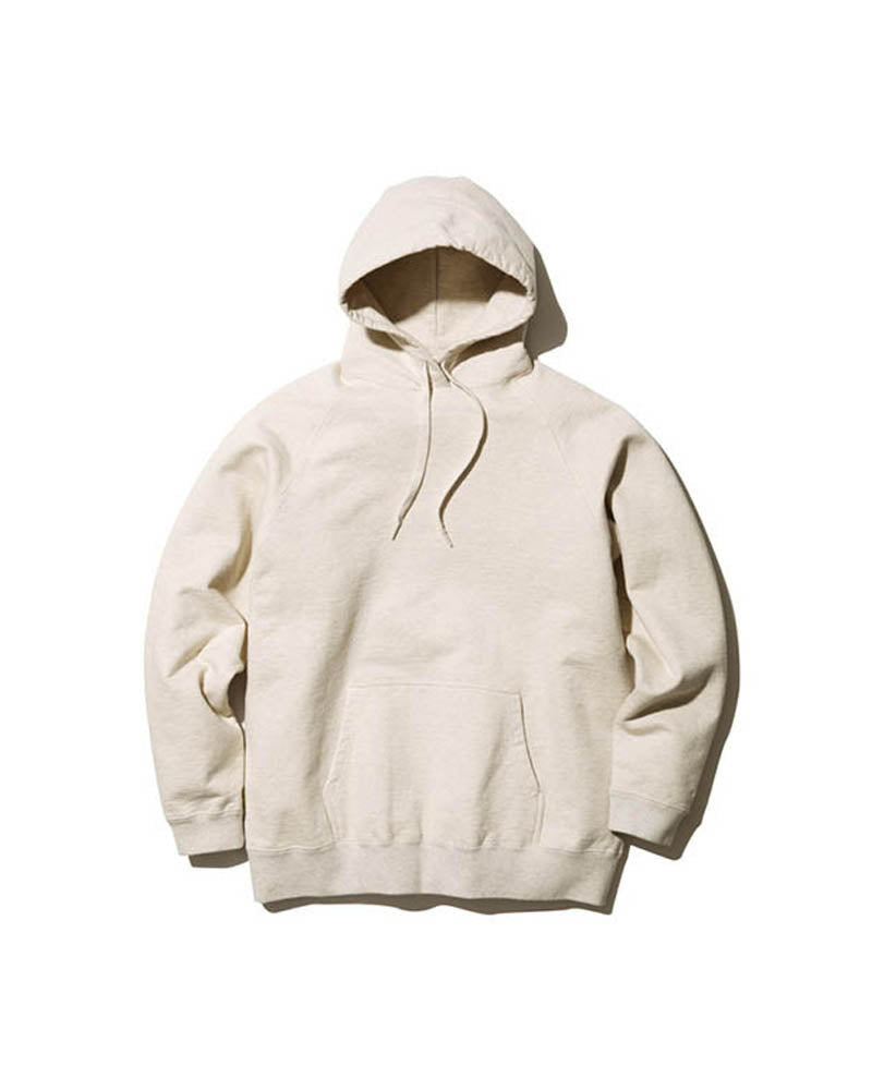 Recycled Cotton Pullover Hoodie Oatmeal SW-22SU40200OM - Snow Peak UK