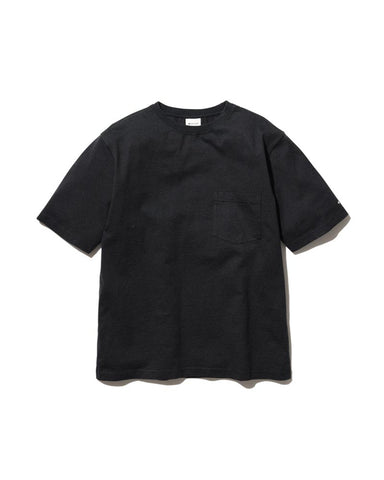 Recycled Cotton Heavy T-shirt Black TS-22SU40100BK - Snow Peak UK