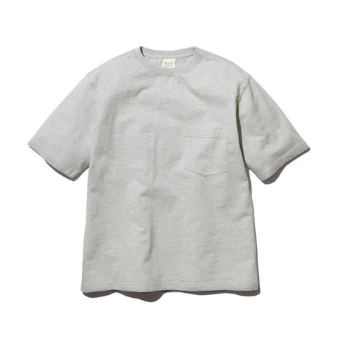 Recycled Cotton Heavy T-shirt Marled Grey TS-22SU40100MG - Snow Peak UK