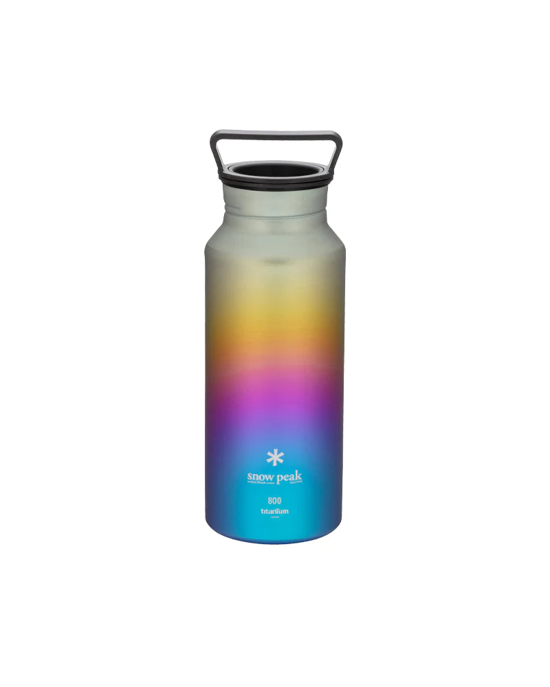 Titanium Aurora Bottle 800 Rainbow TW-800-RA - Snow Peak UK